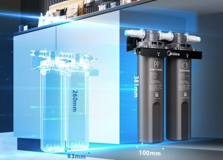 美的Midea MC823-2 商廚凈水機(jī) 一級(jí)能效 雙芯長(zhǎng)效大通量過(guò)濾器